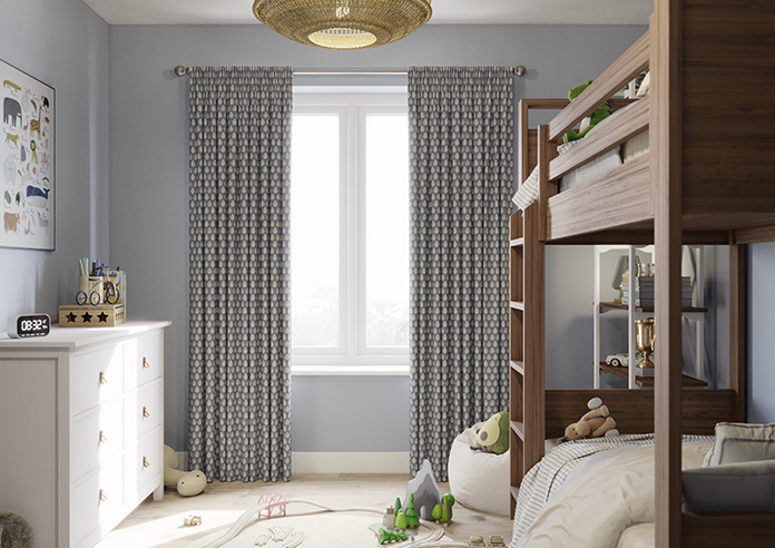 Emily Bond Jaipur, Indigo - Made to Measure Curtains - Image 3